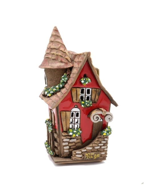 Candle house B10 - red