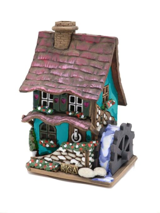Candle house B21 - turquoise