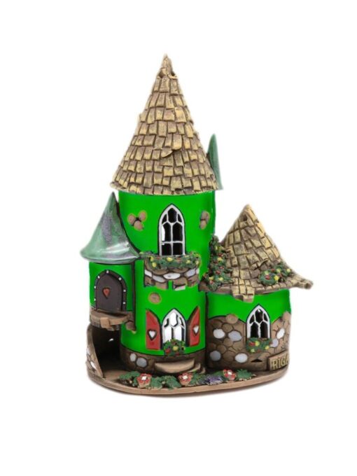 Candle house B5 - green